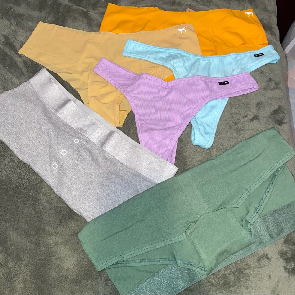 6 Pairs of PINK Panties